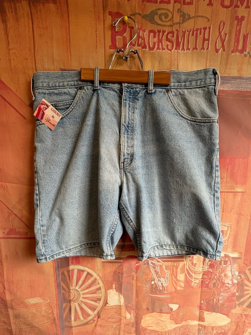 Vintage Lee Denim Shorts Size 36 - relaxed baggy fit